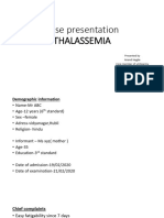 Case Presentation Thalassemia-1