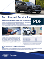 Ford PrePaid Service Plan A4 Flyer 13mar