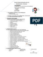 LISTA DE UTILES PRIMER GRADO