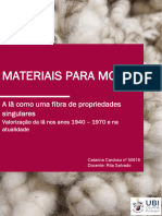 Valorização Da Lã - Materiais para Moda