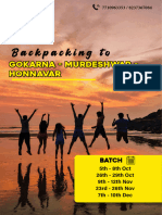 Gokarna Backpacking Oct - Dec 2023