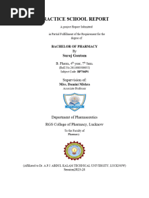 Practice School (Front Page)