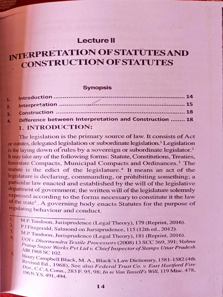 Classification of statutes pdf statutory interpretation justice