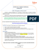 5° Indicaciones Del Trabajo Mensual de Religión - I Bimestre - Sa