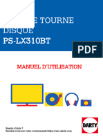 Platine Tourne Disque PS-LX310BT: Manuel D'Utilisation