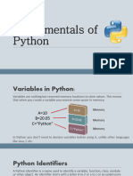 2.Fundamentals of Python