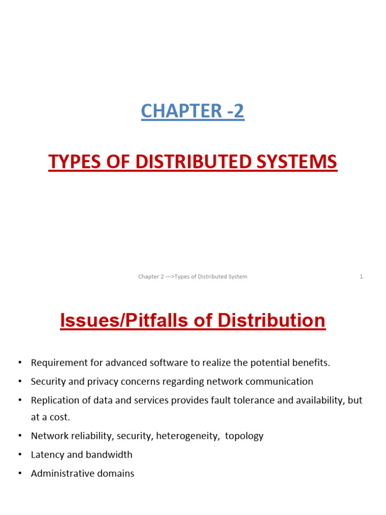Types of Distributed Systems | Download Free PDF | Grid Computing ...