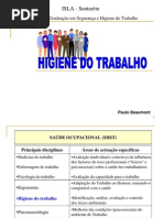 Tst - Higiene Do Trabalho - pós-Graduação Isla