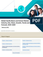 Global Vanilla Beans and Extract Market
