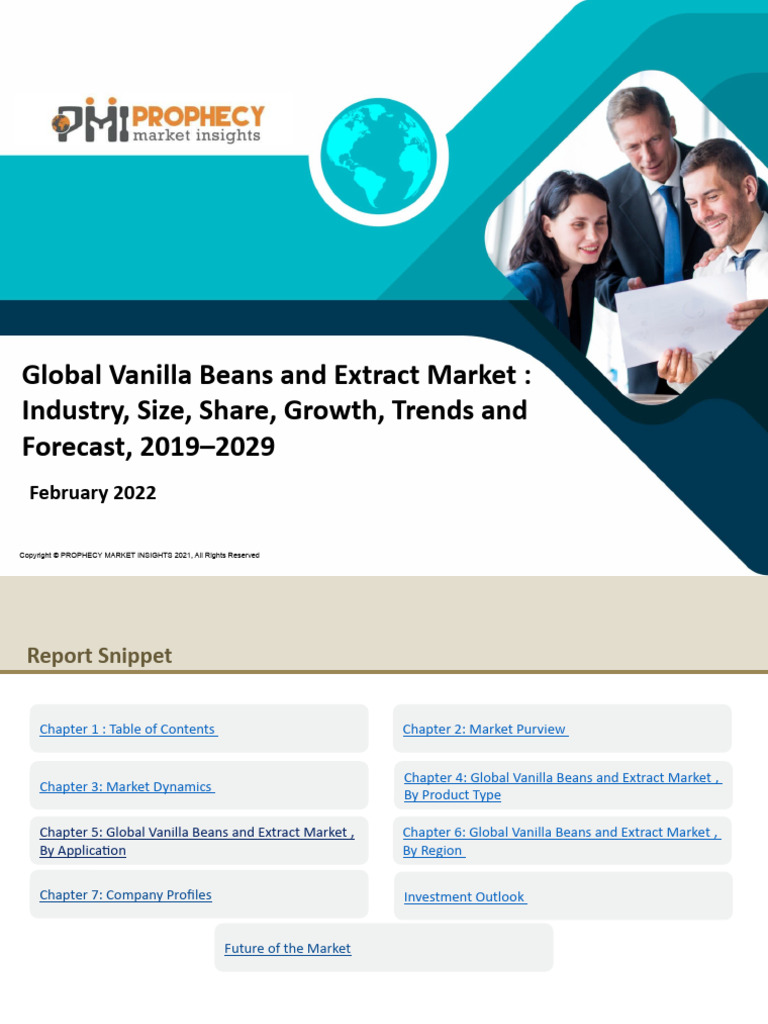 Global Vanilla Beans and Extract Market | PDF | Data | Forecasting