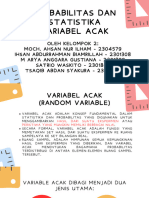 Kelompok 2 - Variabel Acak (Random) Dan Jenis-Jenis Distribusi Probabilitas