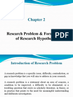 Chapter 2 Research Problem & Formulation of Research Hypothesis