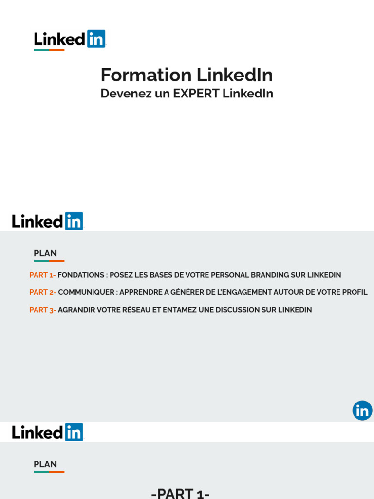 Formation LinkedIn : Devenez Expert | PDF | LinkedIn | Optimisation de ...