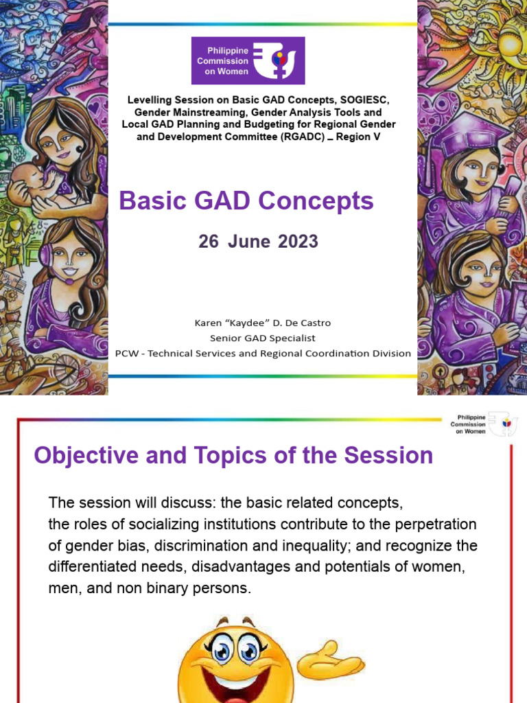Understanding Basic GAD Concepts | PDF | Gender | Gender Studies
