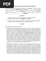 Software Distribution Agreement Template-1