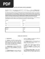 Software License Agreement Template- 3