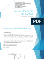 Introducción Al Sistema de Control