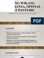 1.2 Ang Wikang Pambansa Opisyal at Panturo