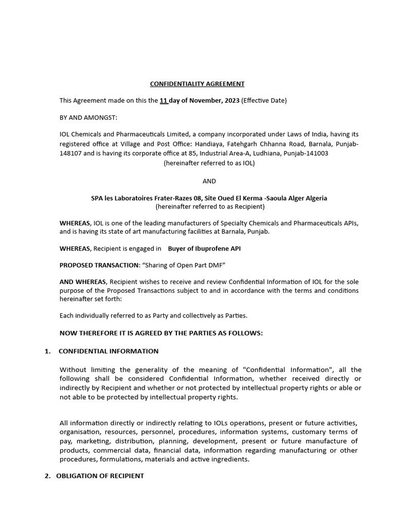 draft-cda-standard2-pdf-confidentiality-arbitration