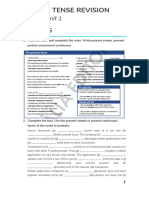 GRAMMAR Present Tense Revision