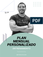 Model Muscle Gym - Personalizado BeFit - Septiembre - Sem4