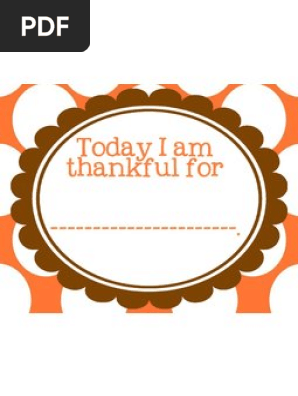 Today i Am Thankful For