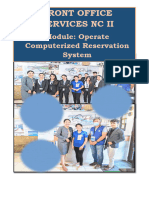 Fos Operate Computerized Reservation System
