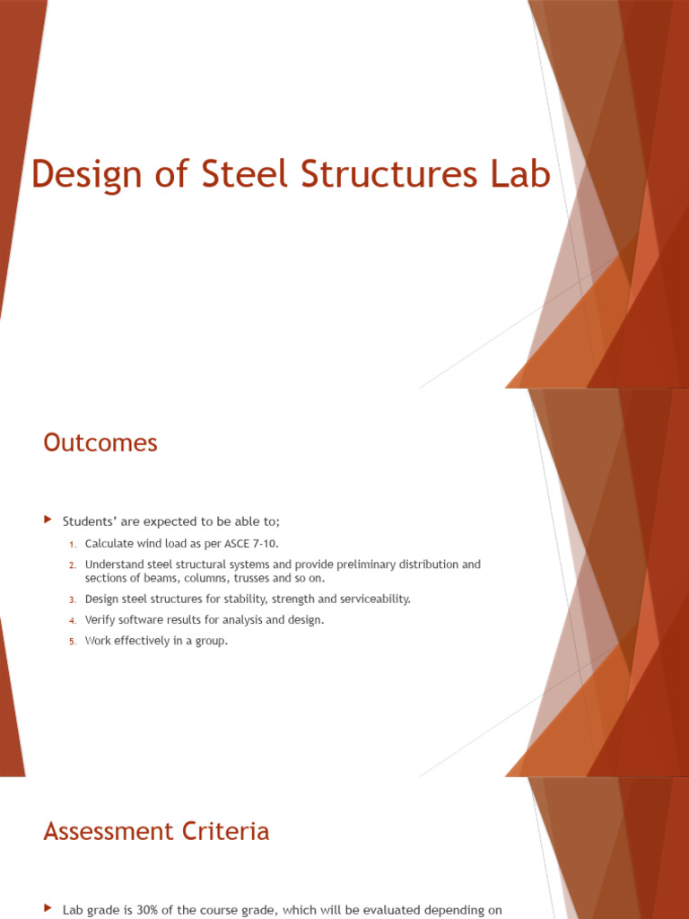 Steel Structures Lab: Wind Load Design | PDF | Structural Load | Wound