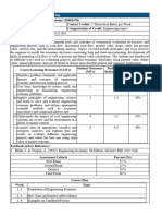 Engineering Economy Course Outline 2021