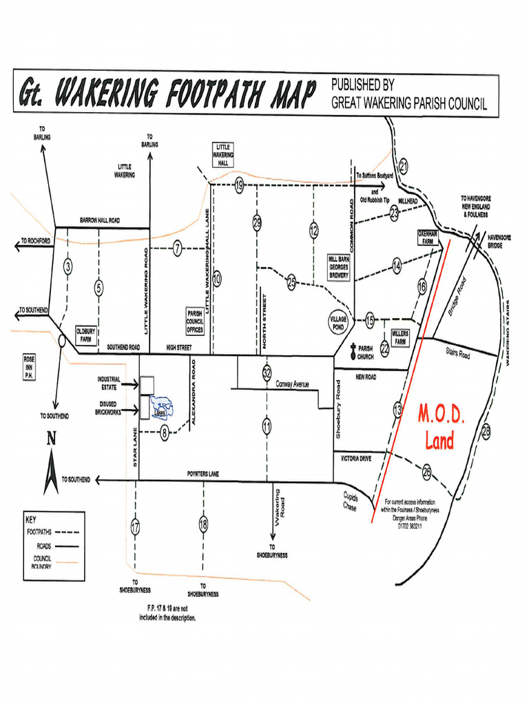 Footpath Map | PDF