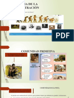 Evolucion e Historia de La Administraciòn