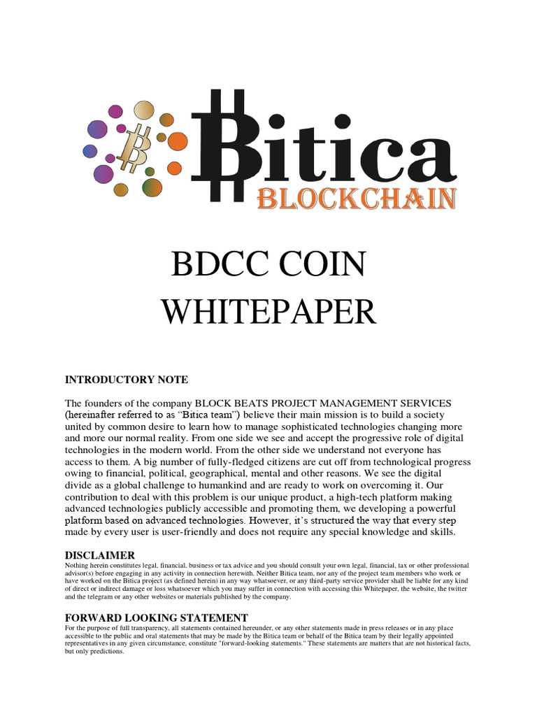 Biticawhitepaper | PDF | Cryptocurrency | Bitcoin