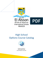 El Alsson High School Course Catalog
