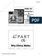L1 Ethics Introduction@NU HUMA-102 Fa21