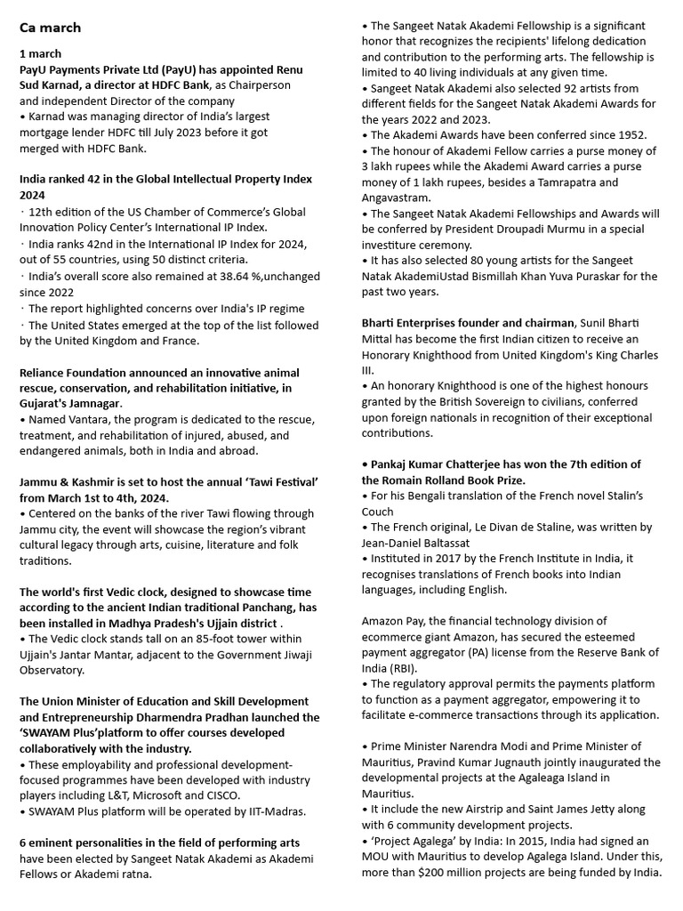 Ca March | PDF