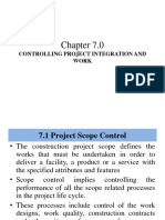 Controlling Project Integration and Work