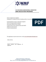 Referee Education Program Application Form
