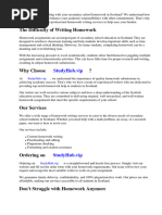 Secondary School Homework Policy Scotland