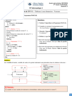 Corrigé de La Série TP N°01 LMD 23 - 24