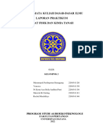 Laporan Praktikum DDIT - Sifat Fisik Dan Kimia - KLP 2