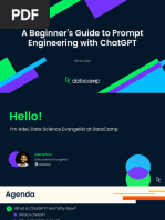 A Beginner S Guide To Prompt Engineering With ChatGPT Slides