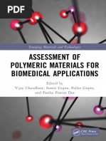 Assessment of Polymeric Materials For Biomedical Applications