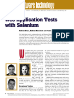 Web Application Tests With Selenium