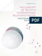 Matthew Fluck (Auth.) - The Concept of Truth in International Relations Theory - Critical Thought Beyond Post-Positivism-Palgrave Macmillan UK (2017)