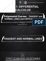 Module 6 Polynomial Curves