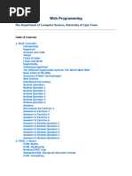 Web Programming