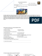 Evaluación de Diagnóstico de Lenguaje 3° 2024