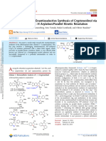 Miyakoshi Et Al 2024 Studies Towards The Enantioselective Synthesis of Cryptowolinol Via pd0 Catalyzed C (sp3) H