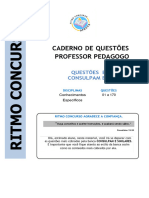 Caderno de Questões -Professor Pedagogo Consulpam