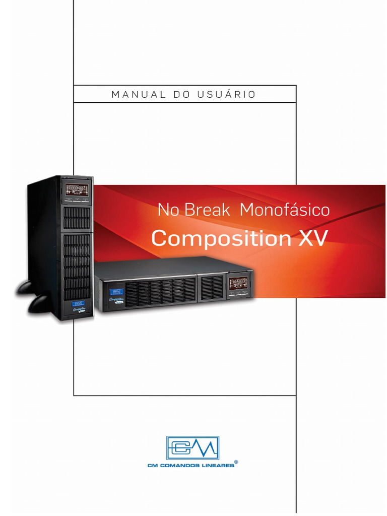 Manual Do Usuário No-Break Composition XV de 6 A 10KVA Rev6 | PDF ...